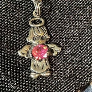 Vintage PRECIOUS MOMENTS BIRTHSTONE PENDANT